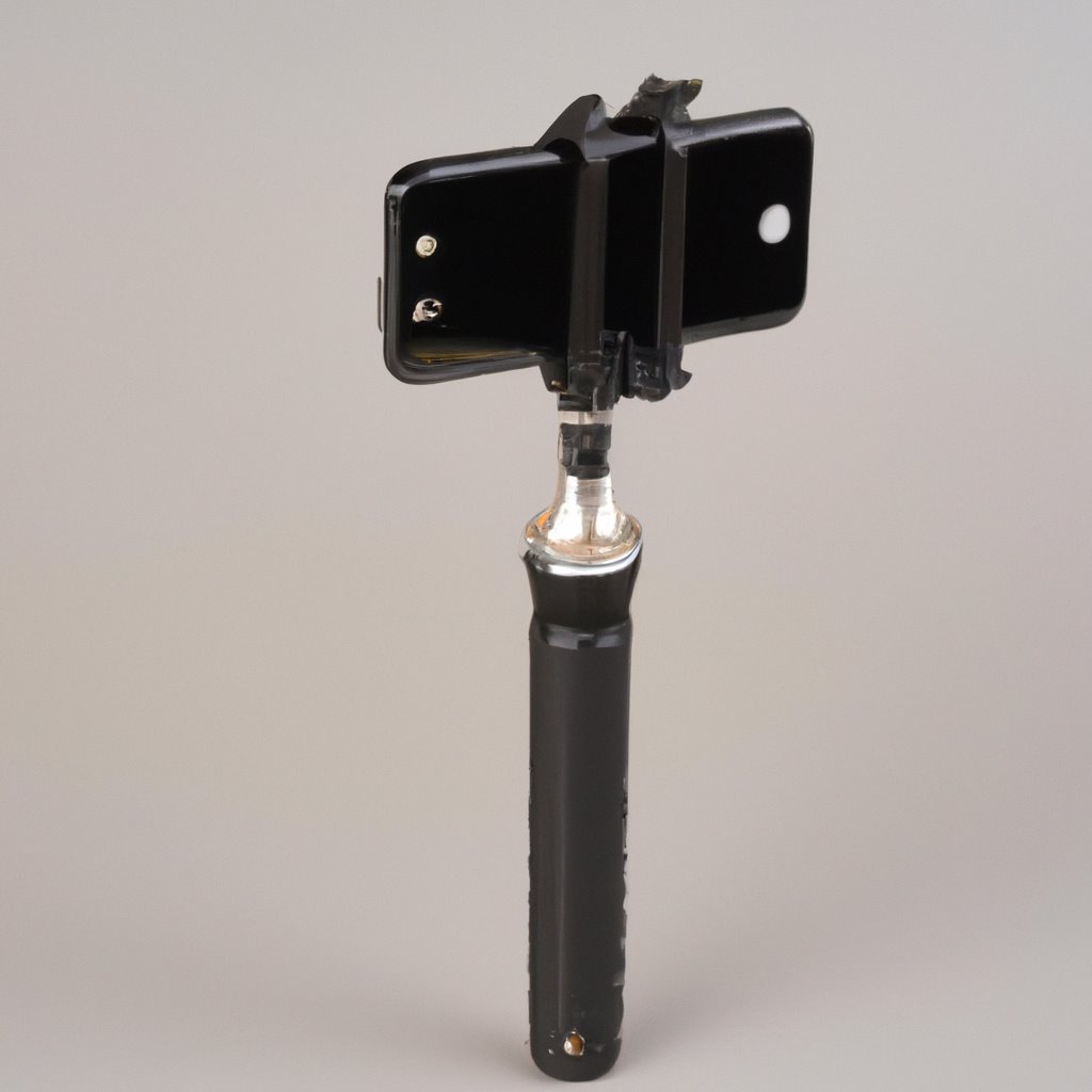 A portable Bluetooth Selfie Stick for capturing perfect shots, with extendable arm and easy connectivity. Ideal for solo or group photos.