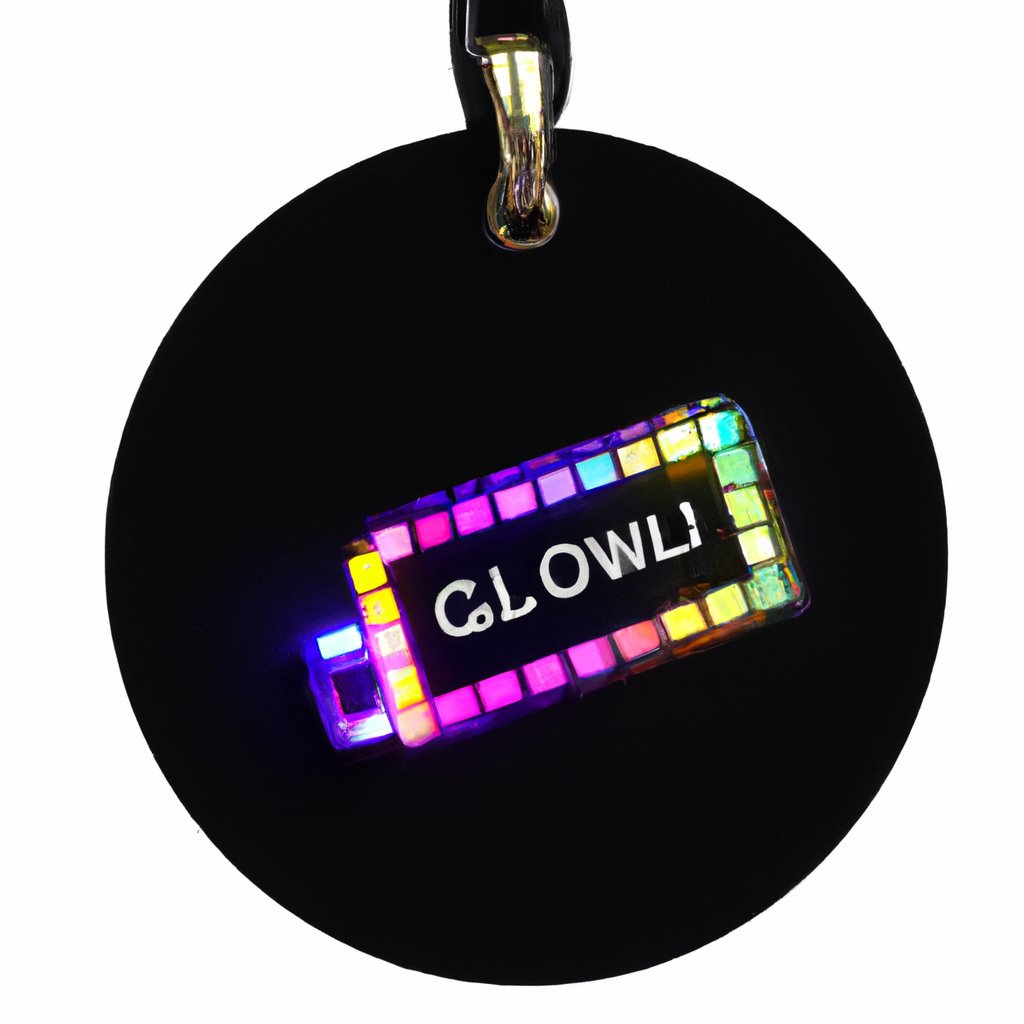 Pixel Glow LED Keychain, LED, Keychain, Pixel, Glow