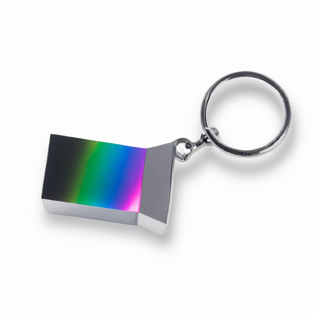 Prism, Beam, LED, Keychain, Accessory